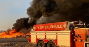 two-firefighters-hospitalised-after-blaze-in-edenvale-–-xavier-radio-ug