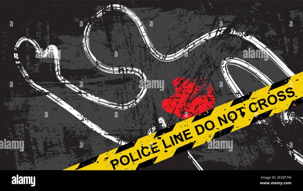 Crime-Scene-Background-With-Police-Yellow-Tape-And-Dead-Body-With-Blood-Vector-Illustration-Of-Criminal-Mystery-Murder-2F2Bt7W